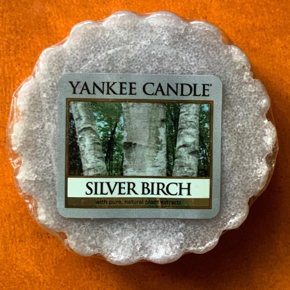 Yankee Candle Silver‎ Birch Wax Melt Tart Warmer Scented Home Fragrance